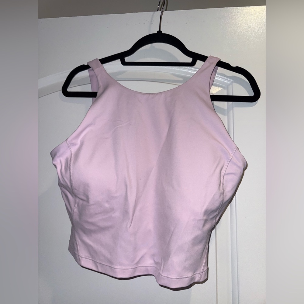 Women's Lululemon Meadowsweet Pink High Neck Align Tank